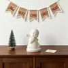 Molde de Silicone Anjinho de Natal Chunqi - Anjo Segurando um Coração Rezando - Molde de Gesso para Velas Perfumadas DIY