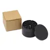 Venta caliente transfronteriza molinillo de cigarrillos de aleación de zinc molinillo de cigarrillos de metal molinillo de cigarrillos de cuatro capas molinillo de tabaco simple venta al por mayor