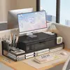 Armazenamento e Organização para Sala de Estudo Suporte de Resfriamento para Computador Suporte de Mesa Extraível para Computador de Escritório Suporte de Elevação para Computador