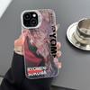 Nueva Funda Plateada Colorida de Jujutsu Kaisen para Apple 17 Pro Max, Gojo Satoru 16 Anime Personalizada 15 Anti-Caídas 14 Funda Protectora