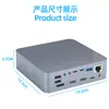Estación de Acoplamiento Tipo-C 19 en 1 Video HDMI/DP 4K/Carga PD Hub USB Soporta Procesador M1