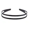 Zhuo Mingxia Variedad de Café Negro Fondo Ondulado Diademas Anchas Delgadas Diademas de Baño Diademas Unisex para Lavado de Cara Fabricante Venta al por Mayor