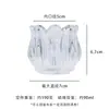 Uma Variedade de Copos de Vidro Transparentes Criativos para Velas de Aromaterapia Sem Fogo, Copo de Vidro para Velas de Aromaterapia DIY, Castiçal