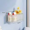 Estante de almacenamiento de pared para dormitorio, cesta colgante sin taladro, estante de pared para snacks de gran capacidad, estante de almacenamiento de pared para cama de dormitorio estudiantil