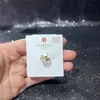 Brinco Ear Cuff Geométrico de Design Original para Mulheres, Agulha de Prata S925 Galvanizada Ecológica de Design Original, Coração em Formato de Coração para Revenda da Loja