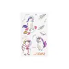 Adesivo de Tatuagem Infantil Cartoon Luminoso Exploração Espacial Star Trek Adesivo Fofo de Fantasia Cartoon