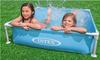 Piscina INTEX original de EE. UU. 57173 con rejilla cuadrada pequeña, piscina de bolas de agua para niños, piscina de arena, piscina de semillas de casia