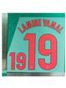 24-25 Barcelona uniforme de jogo infantil A 19# LAMINE YAMAL número letra da camisa transferência a quente