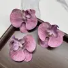 Orquídea Mariposa Flor Cabeza Impresa en 3D Materiales Florales DIY Recuerdos de Boda Caja de Dulces Decoración para Zapatos Traje de Baño Flores