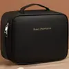 Bolsa de Maquiagem Grande Capacidade Removível, Caixa de Armazenamento Portátil para Viagem, Bolsa de Armazenamento Cosmético Portátil Multifuncional, Acabamento de Alto Padrão