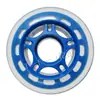 ¡Gran Venta! Rueda Transparente Recta de 76 mm Patines en Línea Rueda de PU Rueda de Goma Rueda de Monopatín Eléctrico Rueda de Patinaje