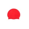 Gorro de Natación de Silicona para Adultos, Hombres y Mujeres, Gorro de Natación de Color Sólido, Stock Listo del Fabricante, Gorro de Natación Impermeable al por Mayor con Logo