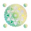 Oferta Novo ADX1079 Flor Datura Azul Claro Filme Eletrostático Vidro Decoração de Casa Adesivos de Janela Atacado