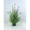 Planta de Hierba de Junco Simulada Personalizada Bonsái Decoración de Ventana Piso Hierba Cola de Perro Heno Césped Cebolla Planta Verde Planta en Maceta