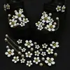 Compatible con accesorios para zapatos perforados, dijes de zapatos elegantes, accesorios de alta gama para bricolaje de perlas y metal, diamantes decorativos desmontables