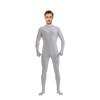 Macacão Zentai Colado Meio Coberto Transfronteiriço Cor Sólida Fantasia de Dança Roupa de Performance de Palco Cosplay Roupa de Performance Invisível