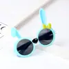 Gafas de Sol Polarizadas para Niños Estilo Dibujo Animado Conejo Orejas Largas Gafas de Sol Anti-UV para Bebés Niños y Niñas Personalidad Tendencia