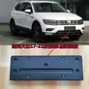 Aplicável a Tiguan L 17-21 placa dianteira moldura da placa de licença suporte da placa de licença dianteira placa traseira moldura da placa de licença acessórios de plástico para reboque
