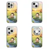 Para Apple 16promax Año Nuevo Mujer Funda de iPhone 15 Vacaciones Maruko 14pm Funda de Hidratación