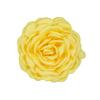 Novo estilo flor de peônia com borda queimada grande flor de tecido de cetim DIY adorno de cabeça acessórios de cabelo corsage sapatos e chapéus decorações para roupas de dança