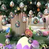 Decoraciones de Pascua de Madera Estilo Nuevo Bohemio Conejo Elevable y Huevo Fantasía Venta al por Mayor