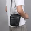 Bolsa Cruzada Simple Retro de Comercio Exterior para Hombre, Bolso de Hombro de Cuero PU para Viajes de Negocios, Versátil, Casual, Portátil, Bolsa para Teléfono Móvil, Venta al por Mayor