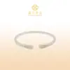 Fushi Pulsera de Plata 999.9 Pie de Pez Nadando en el Agua Pulsera de Plata Chapada en Oro Pulsera de Plata Koi Regalo Regalo del Día de la Madre