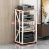 Rack Amplificador de Potencia Multicapa Hogar Espaciado Ajustable Móvil Soporte Amplificador de Tubos Gabinete HIFI Soporte Audio Altavoz