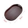 Bandeja de Té Estilo Japonés Plástico Imitación Madera Rectangular Doméstica Imitación Madera Madera Maciza Bandeja para Barbacoa Bandeja para Taza de Agua Juego de Té Portavelas