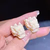 Wenwan escultura de fruta de marfim torneira de três vias Acessórios de três vias Wenwan pulseira colar acessórios de três vias DIY