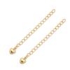 Cadena de extensión para collar y pulsera con cierre de hebilla de langosta de oro de 14/18 quilates que conserva el color, accesorios de joyería hechos a mano.
