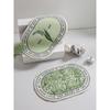 Alfombra de baño sencilla de estilo nórdico Ins, absorbente de agua, lavable a máquina, antideslizante, para el hogar