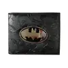 Billetera Corta de Metal de Batman Billetera Batman Superhéroe para Hombres y Mujeres Billetera de Monedas de PU Billetera de Cuero Portatarjetas
