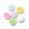Contas de açúcar contas soltas transparentes contas de gelatina através de furos contas de bolha de macaron corrente de celular chaveiro acessórios de joias faça você mesmo