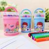 12/18/24/36 colores barril para niños gran capacidad lavable pluma de acuarela estudiante arte pintura pincel color pluma de agua