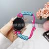 Para 20mm22mm Samsung watch4/5/5pro/6 twist knot corda guarda-chuva corda corda corda faixa de relógio de moda