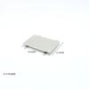 Equipaje señal lisa en blanco sin LOGOTIPO marca registrada placa metálica con nombre láser en stock venta al por mayor
