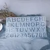 Presentando con orgullo Moldes de Resina Cristalina 26 Números y Letras Inglesas Molde de Silicona para Manualidades con Resina de Alto Brillo