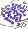 Concha de imitación ABS nacarada flor de loto de ocho pétalos soporte para flores de loto abanico para grupo de novias horquilla antigua DIY pendientes columpio corsage