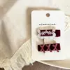 Flor de Amor de Año Nuevo Nian Nian Pinza para el Cabello de Niña Pinza Lateral Pinza para el Flequillo