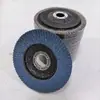 Disco de Láminas 115mm Rueda Abrasiva Plana Engrosada para Amoladora Angular 100X16 Malla Cubierta Arena Azul Corindón de Zirconio Disco de Láminas