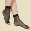 Calcetines de seda Cored con punta abierta calcetines peep toe medias para mujer color piel negro ultra finos calcetines de punta descubierta Nuevos