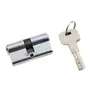 60 cilindro de cerradura de manija niquelado cromado cerradura de puerta interior accesorios para muebles cilindro de cerradura