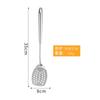 Espátula de acero inoxidable 304 utensilios de cocina pala para freír acabado arenado cuchara para sopa juego de utensilios de cocina se puede personalizar LOGOTIPO