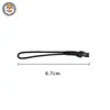 Tubo termorretráctil negro cabeza de tiro cuerda de tiro cola de tiro cuerda para equipaje ropa funda de PVC cordón al por mayor en stock