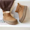 Botas de Nieve para Niños Invierno 2026 Estilo Nuevo Forradas de Felpa Botas de Algodón Gruesas y Cálidas Botas Cortas de Algodón Grandes para Niñas Zapatos de Algodón Modernos para Niños
