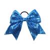 Cheerleading 18 Colores 8 Pulgadas Cola de Milano Lentejuela Lazo para el Cabello JOJO Accesorios para el Cabello Cinta en V Base de Tela Sin Cinta Tejida