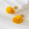 Nuevos Pendientes Populares de Flor y Perla 2026, Diseño de Nicho con un Toque de Lujo, Pendientes de Botón de Pétalo Ultra-Fairy de Lujo Ligero
