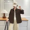 [Especial] Otoño 2026 Nueva Moda Femenina Tallas Grandes Elegante y con Estilo Cardigan con Bolsillo de Parche con Flecos Ropa de Abrigo 1039