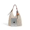 Bolso Pequeño Nuevo de Verano Bolso Cruzado 2025 Nuevo Nicho de Gama Alta Bolso Tejido Bolso de Hombro tipo Satchel para Playa para Mujeres